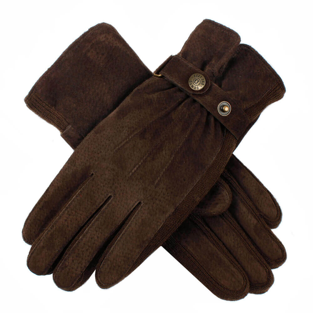 Dents Laura Womens Suede Walking Gloves